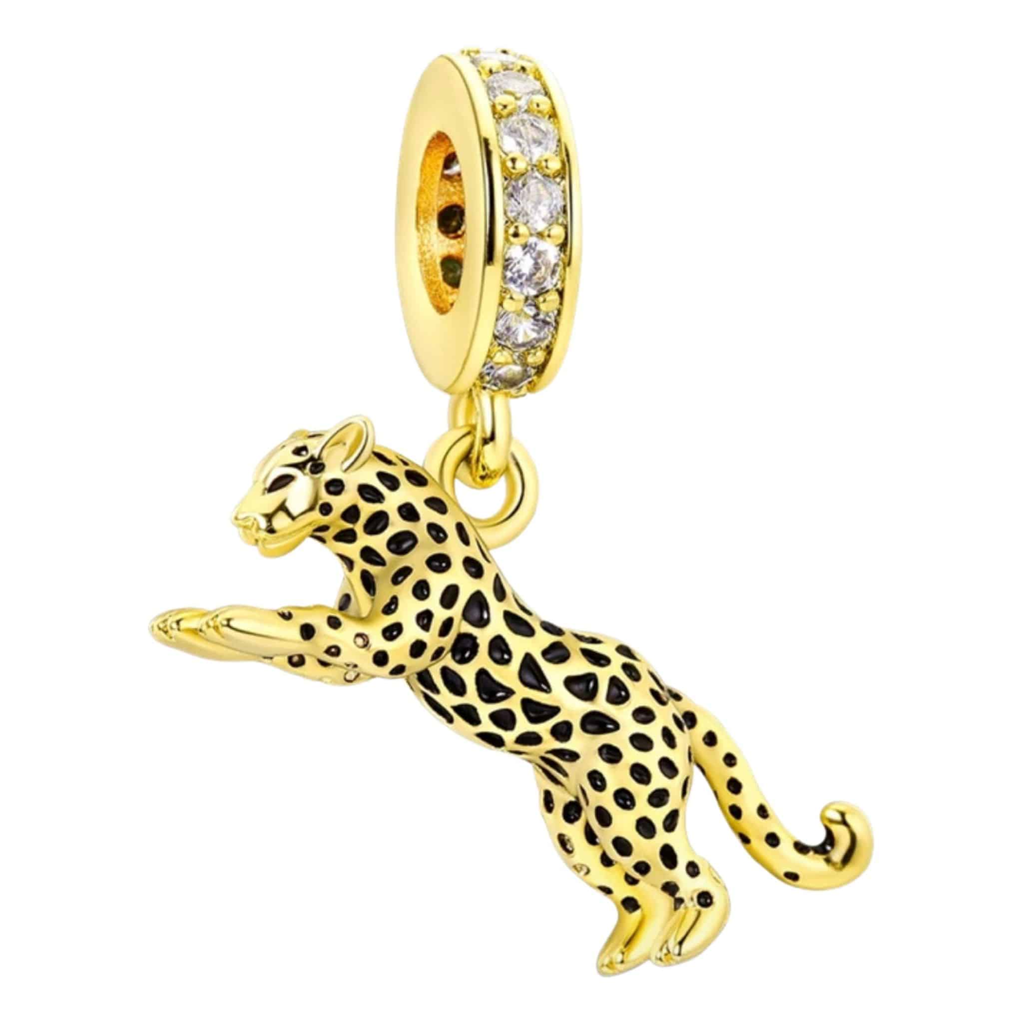 Bedel luipaard | Gold | 925 Sterling Zilver